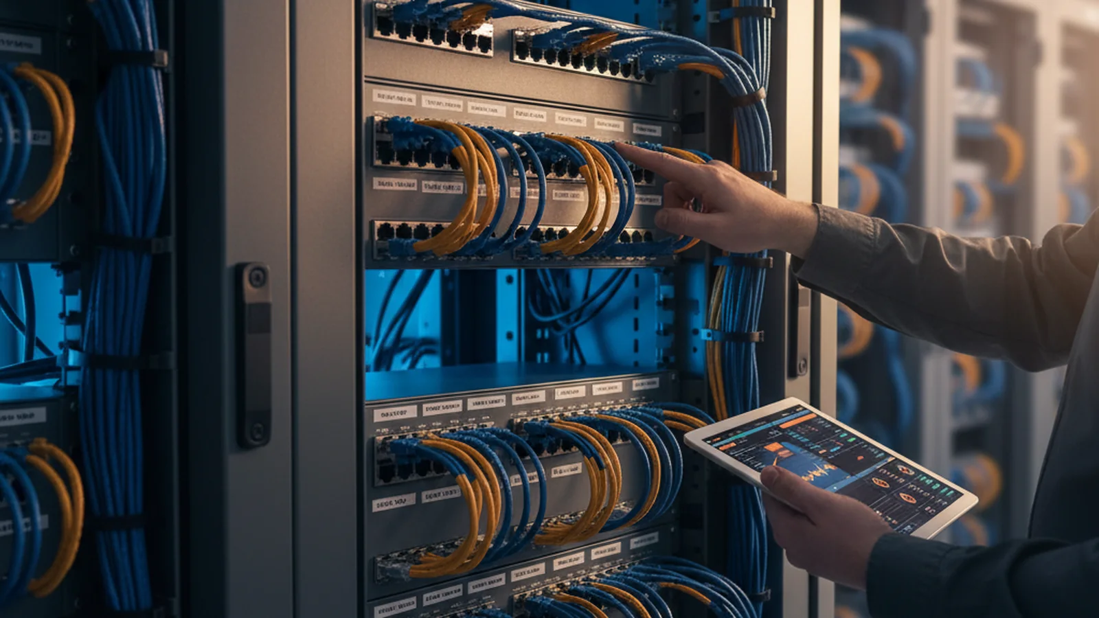 Structured network infrastructure generated for 22 Systems